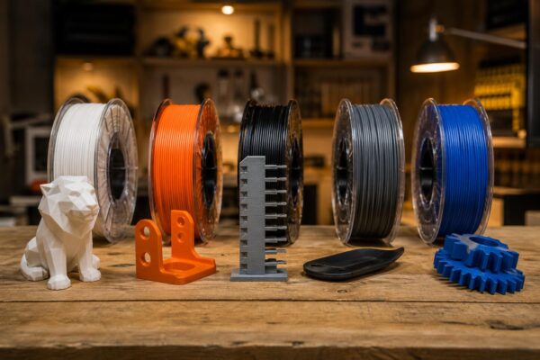 PLA, ABS, PETG, Nylon, TPU: какой пластик выбрать для 3D-печати